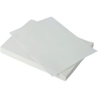 Papier gaufré rectangulaire de qualité alimentaire 0,6 mm 0,3 mm format A4 pour la décoration de gâteaux