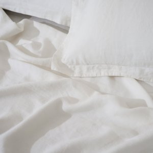 Best Quality 100% Linen Bedding <strong>Set</strong> 4 Pcs Popular Solid Pattern Quilt Cover <strong>Sheet</strong> Pillowcases Portable &amp; Folded 400tc - Product Image 5