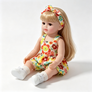 Muñeca de Vinilo Realista Personalizada, Muñeca de Bebé Realista con Relleno de Algodón PP, Altura de 31-50 cm, Unisex, 0-24 Meses - Product Image 1