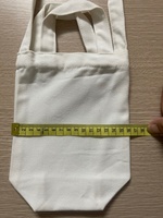 Pochette zippée en coton personnalisée, sac à maquillage écologique, impression de logo, grande taille, légère, durable, vente en gros, marques de cosmétiques Minh