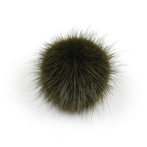 2021 offre spéciale belle petite <span class=keywords><strong>mini</strong></span> taille taille personnalisée couleur fourrure pompon boules vrais <span class=keywords><strong>pompons</strong></span> de vison - Product Image 3