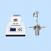Récipient sous pression de laboratoire à ouverture rapide, série HT-FC, complet avec connecteur de capteur de température et disque de rupture de sécurité