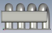 Processus de moulage sous pression de collecteur d'admission de pièces en aluminium d'usinage CNC automobile personnalisé avec soudage