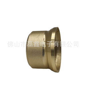Leixin Aluminum Alloy Potentiometer Knob Cap 30x18mm Gold <b>Sandblasted</b> Red Label Inner Hole 6mm - Product Image 3