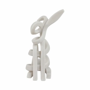 Scultura moderna minimalista in poliresina a forma di animale per decorare la casa, l'ufficio, il soggiorno, il bagno e gli scaffali. - Product Image 3