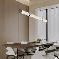 Lustre moderne en marbre naturel espagnol pour restaurant et salon, simple et léger, vente directe d'usine