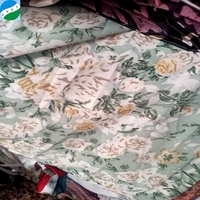 Tissu en polyester imprimé, pièce de coupe en mousseline de soie, pas cher, prix en kilos