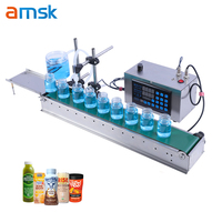 LSX-6000 Machine de Remplissage Automatique à Pompe Magnétique pour Petits Volumes Lait Jus Eau Huile Essentielle Parfum Ligne de Remplissage Automatique