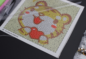 Vente en gros de peinture au diamant <span class=keywords><strong>pour</strong></span> enfants avec cadre DIY Gem Art Mignon Animal 5d Peinture au diamant <span class=keywords><strong>pour</strong></span> enfants - Product Image 3