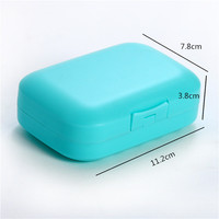 Boîte à Savon de Voyage Rectangulaire Simple en PP Écologique et Coloré de Haute Qualité – Rangement Pratique pour la Salle de Bain