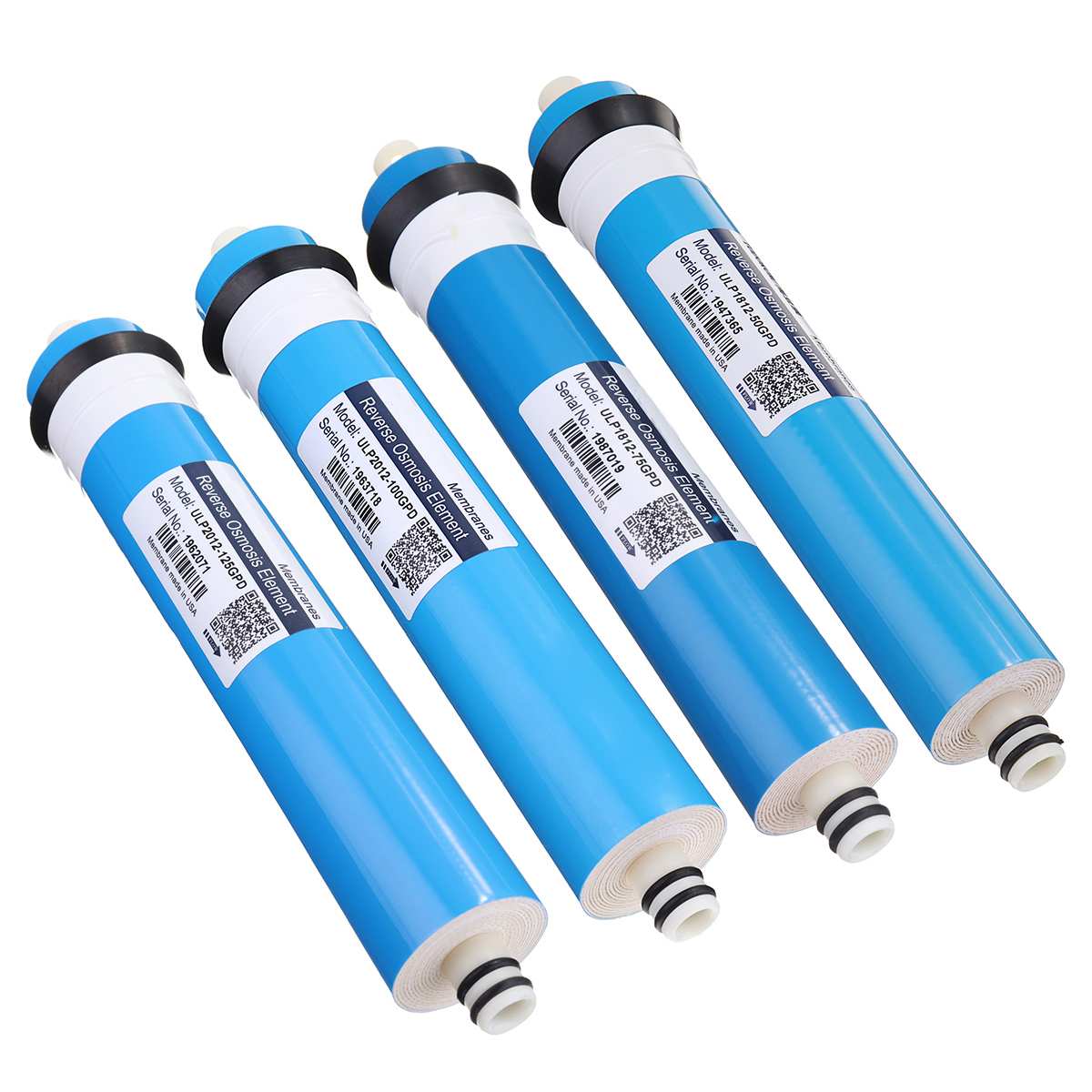 Домашняя Мембрана обратного осмоса 75 GPD RO, Сменный фильтр системы очистки воды, фильтрация воды, уменьшение бактерий, кухня