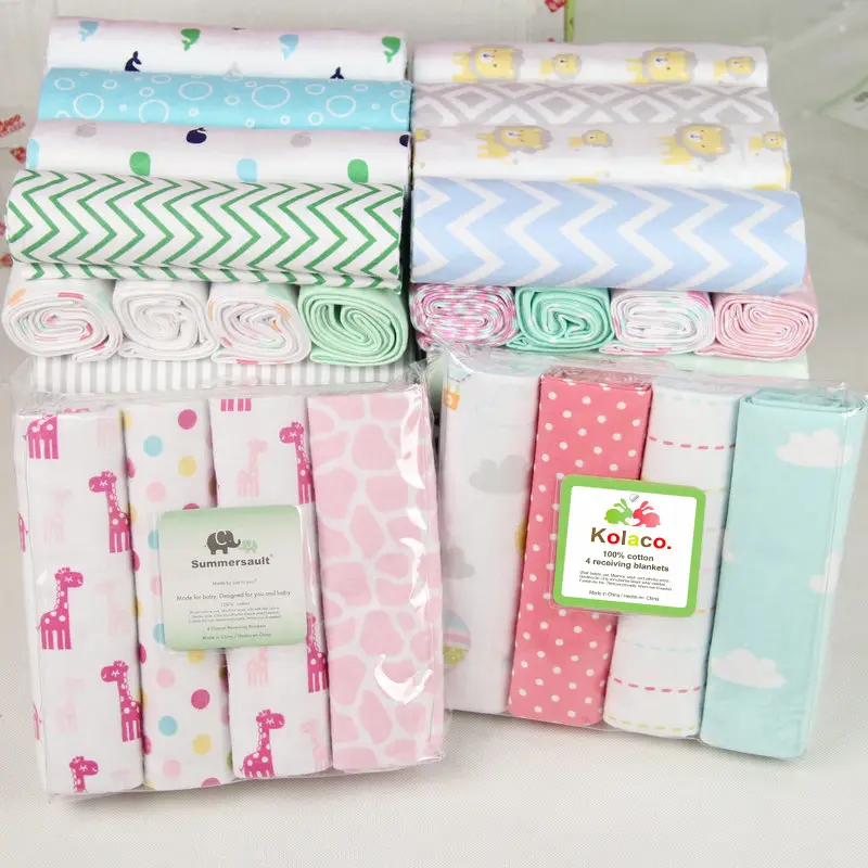 Couvertures en coton doux pour bébé, emmailloter bébé, cadeaux pour bébé Offre Spéciale