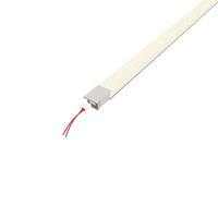 Étagères de congélateur encastrées avec éclairage LED intégré, profil en aluminium, éclairage LED intégré aux étagères
