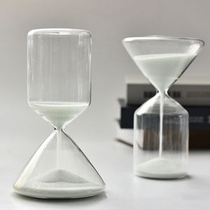 Đồng hồ cát từ tính cơ bản bằng gỗ 1/5/15/30 phút đồng hồ cát đồng hồ cát màu đen trang trí sáng tạo phong cách - Product Image 5