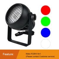 Projecteur LED COB 2-en-1 Blanc Chaud + Blanc Froid pour Scène de Théâtre Intérieur, Lumière de Fond Compacte en Aluminium, Type Fresnel