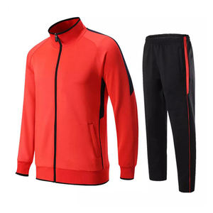Fabricante de ropa con cremallera completa para hombre, ropa deportiva absorbente de sudor para gimnasio, ropa de entrenamiento y jogging con cuello levantado transpirable personalizada para hombre - Product Image 6