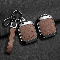 Pour Volvo FH FH16 FM FMX, étui de protection pour clé intelligente de voiture en cuir et métal, coque de protection, accessoires