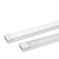 Haute Luminosité 2ft3ft 4ft 5ft 8ft LED Batten Tube Lampes Cool/Blanc Chaud 2835 SMD 36W 72w 96w LED Barre Linéaire Plat Led Tube Lumière