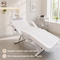 Table de massage en métal réglable pour salon commercial et spa |   Utilisation en salle de sport |   Lit de spa pour les cils du visage |   Économique et peu encombrant