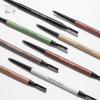Crayon à sourcils waterproof multi-couleurs, kit de définition, prêt à la vente au détail, teinture pour sourcils, marque privée, vente en gros, rehausseurs de sourcils, OEM