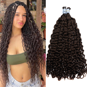 Trenza de paquete de cabello humano natural vietnamita dibujado doble sin procesar en paquetes Extensiones de cabello humano a granel - Product Image 5