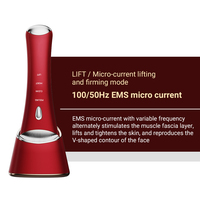 OEM 2022 avec base de chargement par contact, machine à éplucher le visage à ultrasons portable ems, épurateur de peau à ultrasons pour le visage