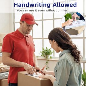 4" x 6" Thermal Labels, 1000 Labels Fanfold, Strong Adhesive, Clear Print, Compatible with Most Direct Thermal <b>Printers</b> - Product Image 6
