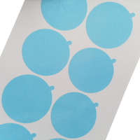 Film de protection pour verres optiques en acrylique PVC bleu, découpé sur mesure, simple face, avec adhésif puissant sans résidu pour emballage de lunettes