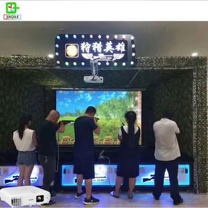 เกมยิงปืนแบบอินเทอร์แอคทีฟบนผนังฉายภาพระบบ CAVE เครื่องจำลองการยิงเสมือนจริง VR AR โซลูชั่นสวนสนุกสำหรับสนามเด็กเล่น - Product Image 5