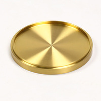 Sous-verre en cuivre pour tasse à thé, tapis de table pour café et thé, support isolant thermique pour verre, décoration d'intérieur