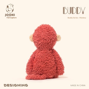 Lindo Peluche de Mono BUDDY, Muñeco de Peluche de Poliéster Súper Suave, Compañero para Dormir, Pequeño Mono de Peluche para Unisex - Product Image 4