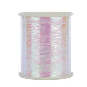 Factory Direct Wholesale Top Grade Glitter rainbow color metallic yarn for knitting