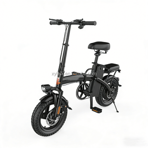 Hot <strong>Sale</strong> Trendy 14" Foldable Electric <strong>Bike</strong> 400W 48V 25MPH with 15ah Removable Battery City Ebike <strong>for</strong> Daily Commute - Product Image 3