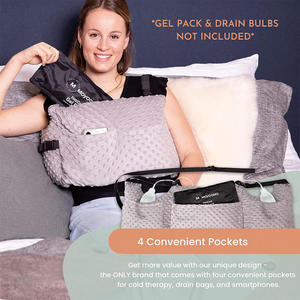 Suministros de recuperación quirúrgica de senos <span class=keywords><strong>Almohada</strong></span> de cinturón de seguridad postoperatoria <span class=keywords><strong>Almohada</strong></span> de seguridad para automóvil <span class=keywords><strong>Almohada</strong></span> de senos reducida Ajustable - Product Image 4