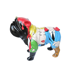 Maison moderne style Européen décoration animale <span class=keywords><strong>Shar</strong></span> <span class=keywords><strong>Pei</strong></span> sculpture FRP résine sculpture - Product Image 1