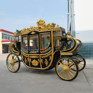 Charrette royale personnalisée de haute qualité pour mariages et événements, charrette à chevaux de tourisme européenne - Product Image 4