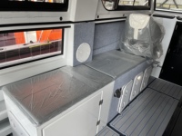Gospel Profisher 7.5m Aluminium Aluminium Tout-Soudé Yacht Bateau Cabine Moteur Hors-Bord pour Voile Sports Loisirs Divertissement