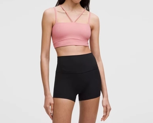 Nouvelle Collection Été – Soutien-gorge de Sport Sexy à Bretelles Fines, Rembourré, Dos Croisé Ouvert, Sensation Peau Nue, Doux, pour Entraînement et Fitness, Grandes Tailles Femme - Product Image 2