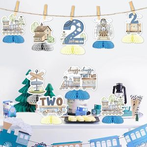 Decoraciones <span class=keywords><strong>de</strong></span> Fiesta Chugga Chugga Two Two, Decoraciones <span class=keywords><strong>de</strong></span> Tren para <span class=keywords><strong>2</strong></span>.º Cumpleaños, Centros <span class=keywords><strong>de</strong></span> Mesa <span class=keywords><strong>de</strong></span> Panal, Decoración <span class=keywords><strong>de</strong></span> Mesa para Fiesta <span class=keywords><strong>de</strong></span> Cumpleaños - Product Image 4