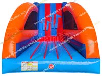 Structure gonflable combinée pour enfants : mur de saut, trampoline, toboggan, aire de jeux d'escalade, piste de jeu, pour extérieur et événements