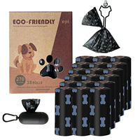 Cross-border bestseller: dikke, biologisch afbreekbare poepzakjes met fruitgeur en dispenser voor honden