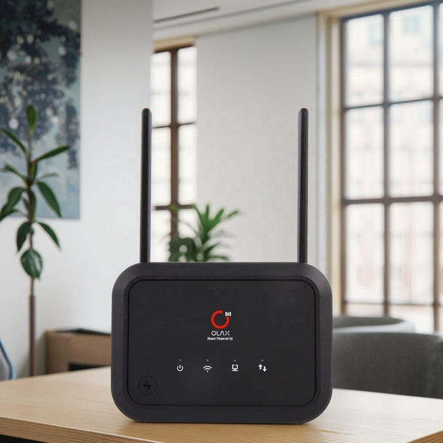 AX8 PRO Unlocked Cat4 Wireless CPE Router 4G Home Use Dual-Band 2.4G SIM Card Slot 4 LAN Ports 2 External Antennas 12-Month