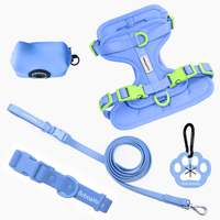 Ensemble laisse et harnais pour chien en PVC imperméable, léger, durable, avec boucle réglable, écologique et personnalisé de haute qualité