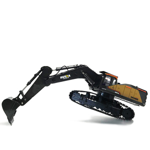 Pelle RC en métal modèle 1:14, jouets d'ingénierie RC, camion de voiture, véhicule de Construction en alliage, Huina 2.4, 1592G, 22 fonctions - Product Image 5