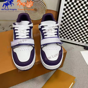 Chất <span class=keywords><strong>L</strong></span>ượng Cao Huấn Luyện Viên Sneakers Thoáng Khí Chống Trượt Giày Trượt Ren-up Thường Chạy Đi Bộ Quần Vợt Xu Hướng Giày - Product Image 1