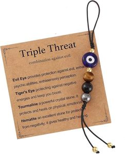 Natural Healing Crystals Charms Evil Eye Mobile Phone Charms & Keychains for Bag Phone Charms Accessories Phone case Chain Strap