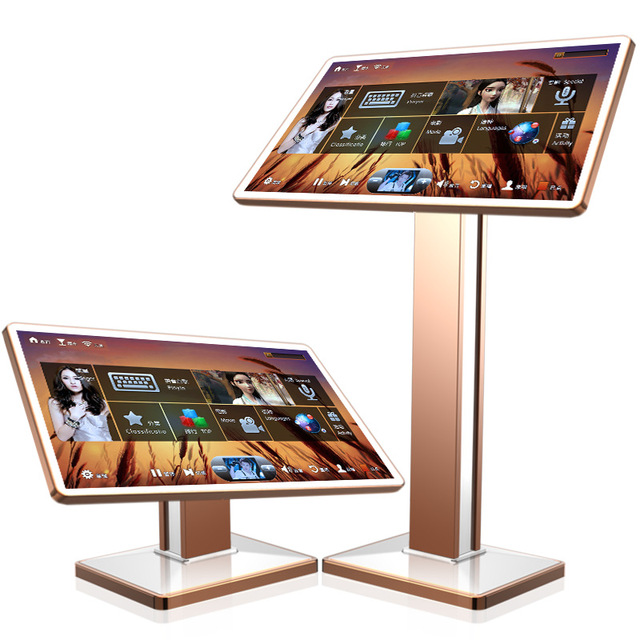 Professional Karaoke Player Home Theatre System 19inch Touch Screen Portable Karaoke Machine
