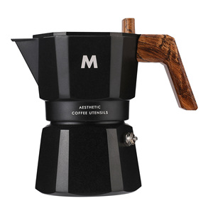 Control de temperatura válvula <span class=keywords><strong>doble</strong></span> Moka Pot nueva válvula <span class=keywords><strong>doble</strong></span> tres tazas porción 120ml Espresso Pot aluminio Moka Pot - Product Image 2