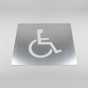 Plantilla de aluminio de 100x100cm para pared, para espacio de estacionamiento para discapacitados, plantilla de PET y plástico para decoración y dibujo - Product Image 2
