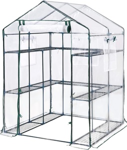 143X143X195cm Alto rendimiento Fácil <span class=keywords><strong>de</strong></span> instalar Invernaderos <span class=keywords><strong>con</strong></span> cubiertas <span class=keywords><strong>de</strong></span> <span class=keywords><strong>PVC</strong></span> Planta <span class=keywords><strong>de</strong></span> jardín Mini-<span class=keywords><strong>invernadero</strong></span> - Product Image 1